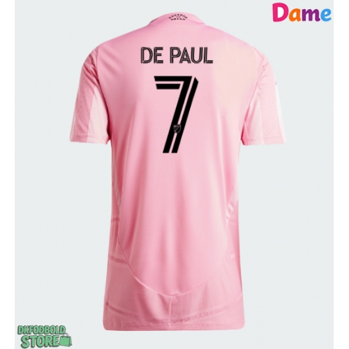 Inter Miami Rodrigo De Paul #7 Replika Hjemmebanetrøje Dame 2026-27 Kortærmet